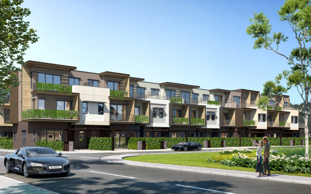 Phối cảnh nhà phố Izumi City