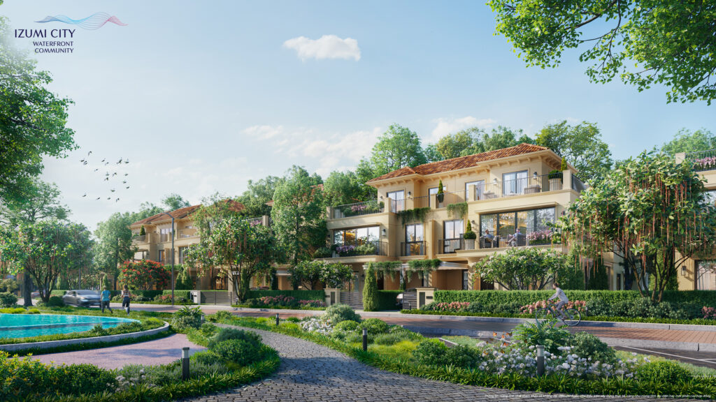 Phối cảnh biệt thự Izumi City