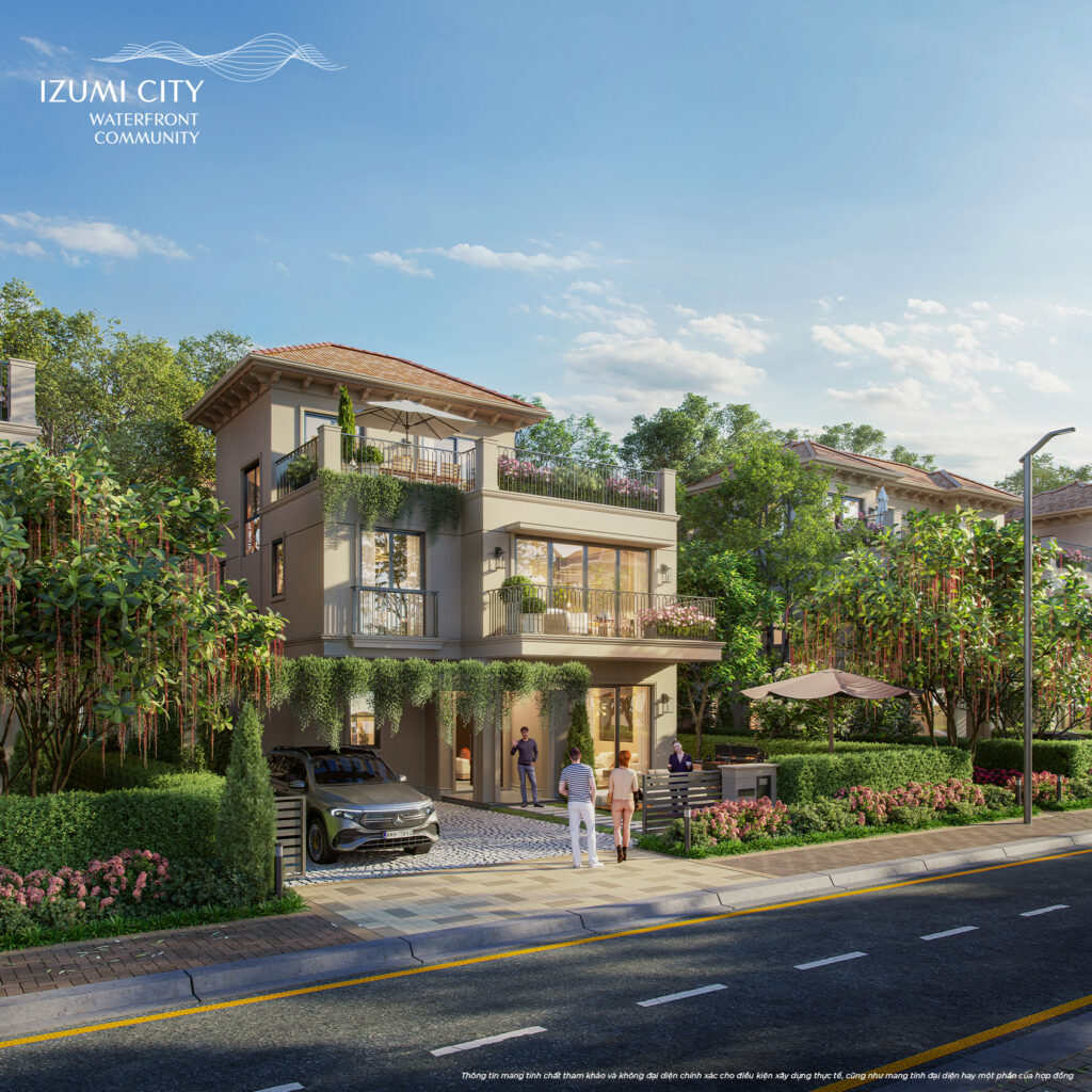 Phối cảnh biệt thự Izumi City